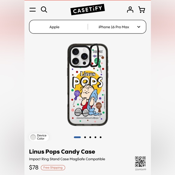 CASETiFY x PEANUTS iPhone 12 Pro Max case FAIR CONDITION (READ DESCRIPTION) - Picture 9 of 9